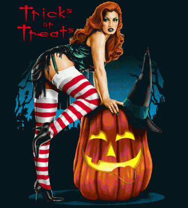 girl trick or treat