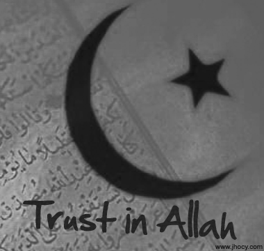 trust in allah!