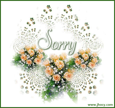 flowers sorry
