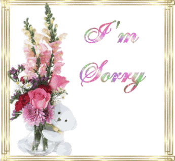 flowers sorry