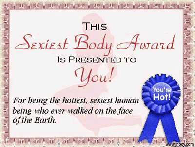 sexiest body award