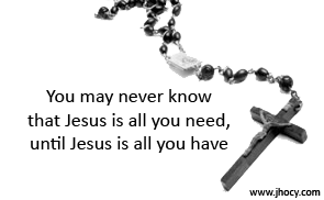 jesus is all you nee