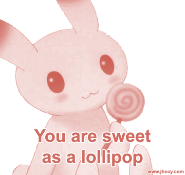 sweet as a lollipop