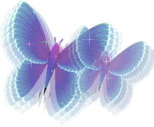 glitter butterflies